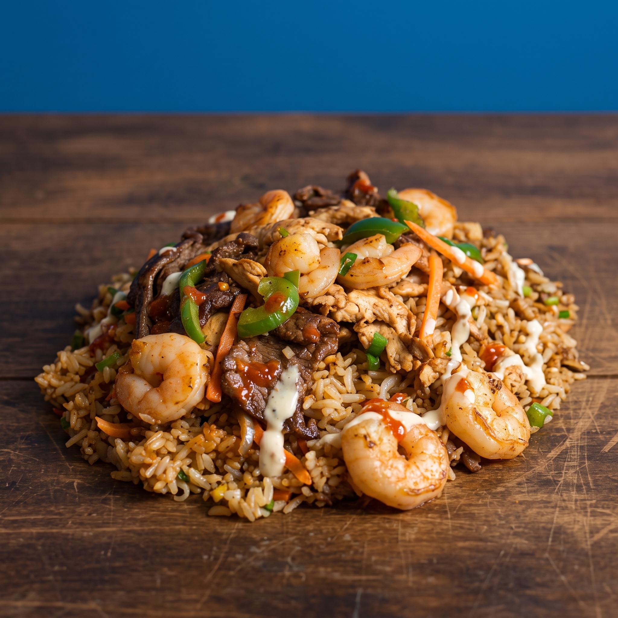 Large Darbars House Special Fried Rice.