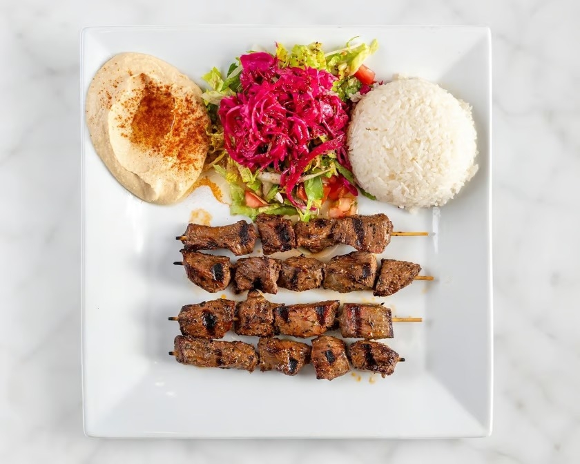 BEEF SISH KEBAB.