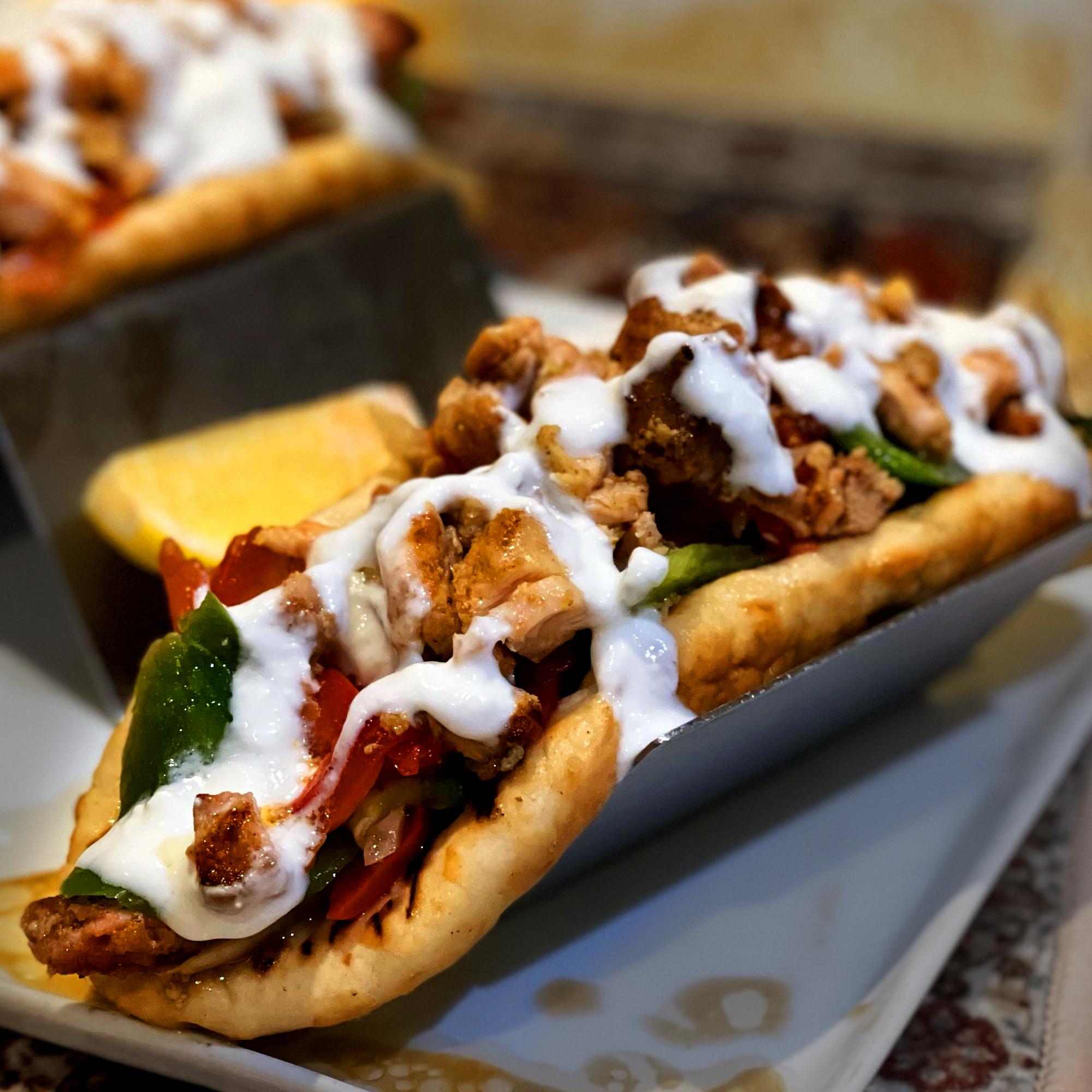 Uyghur Chicken Wraps 维吾尔酸奶鸡肉卷.