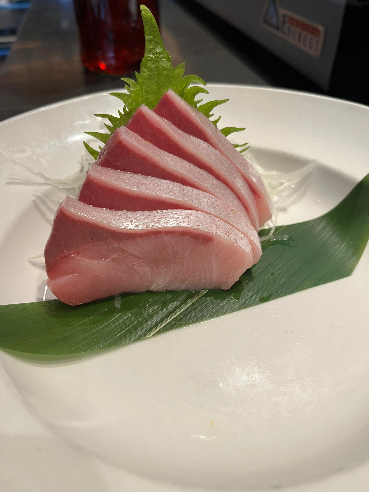 Yellowtail Sashimi.