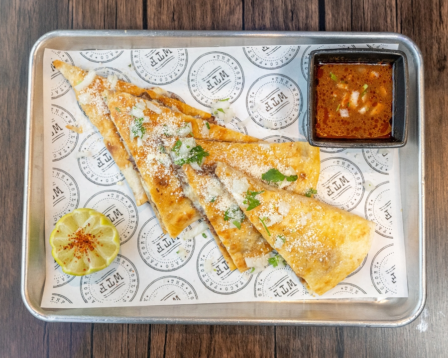 BEEF BIRRIA QUESADILLA.