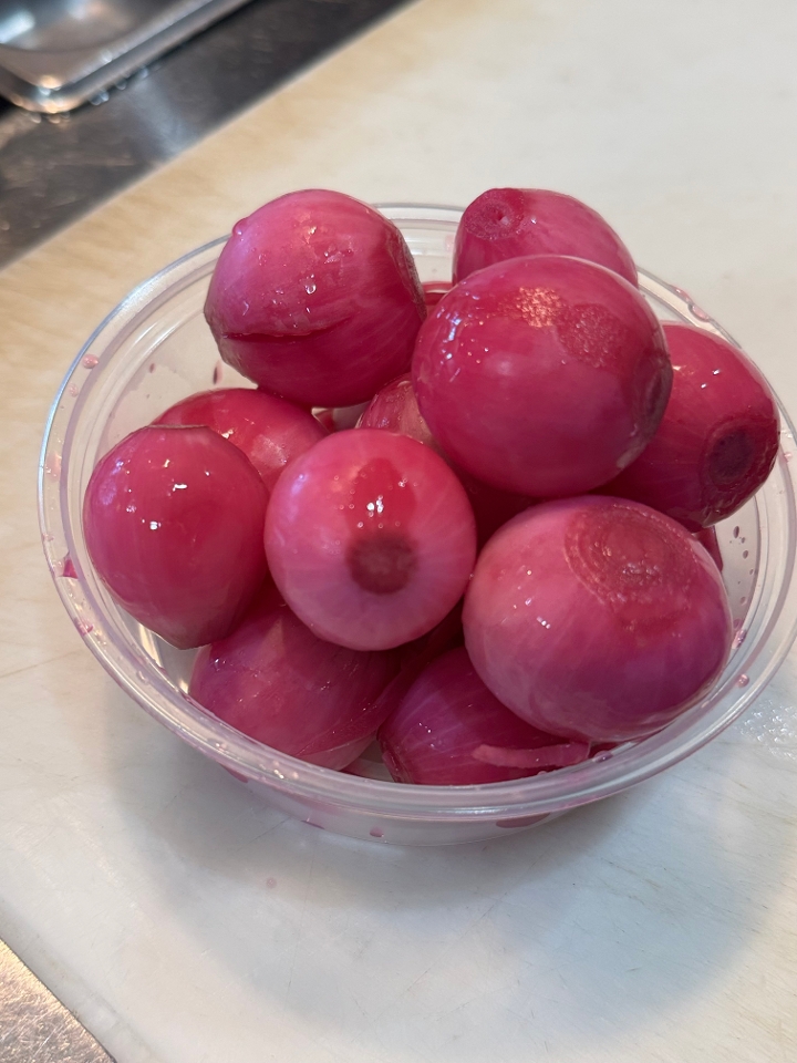 Pickled Pearl Onions.
