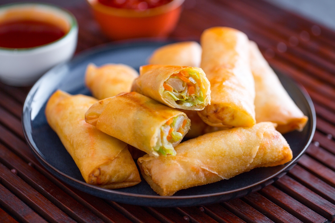 Spring Roll (4) (Vegan).