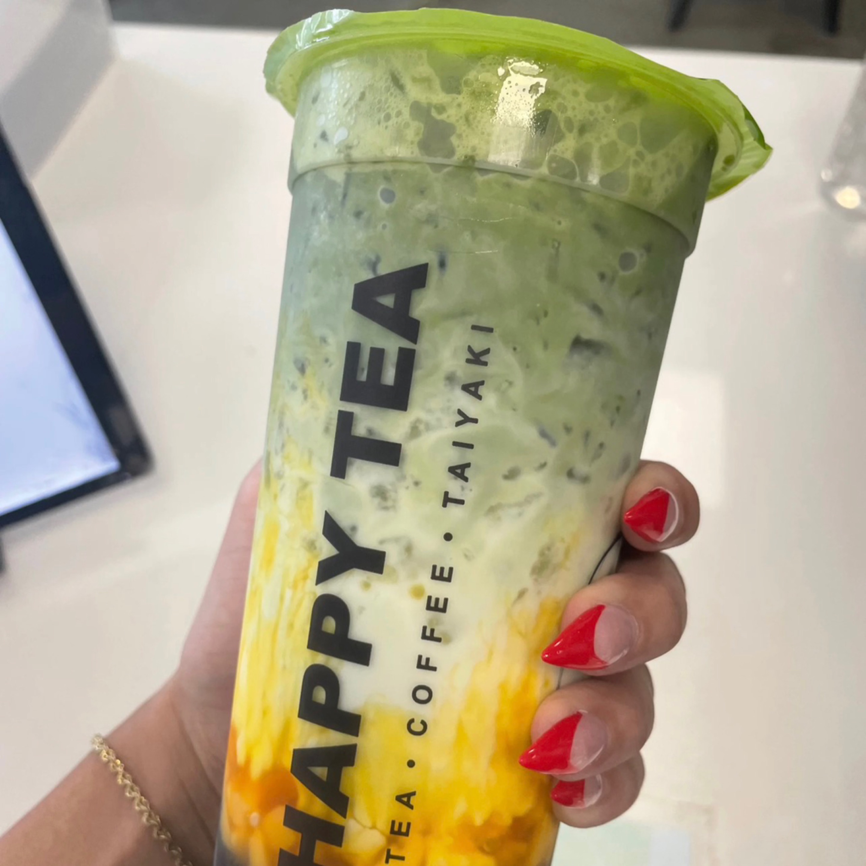 Mango Matcha Latte.