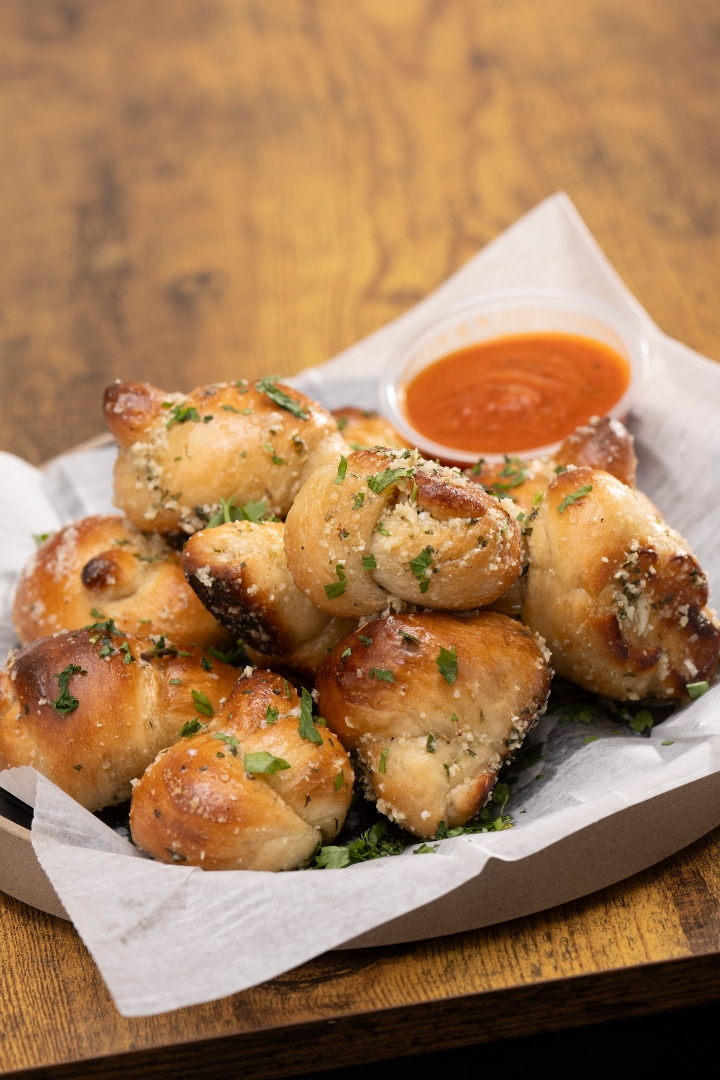 Garlic Forget-me-Knots.