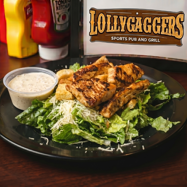 Blackened Mahi Caesar Salad.