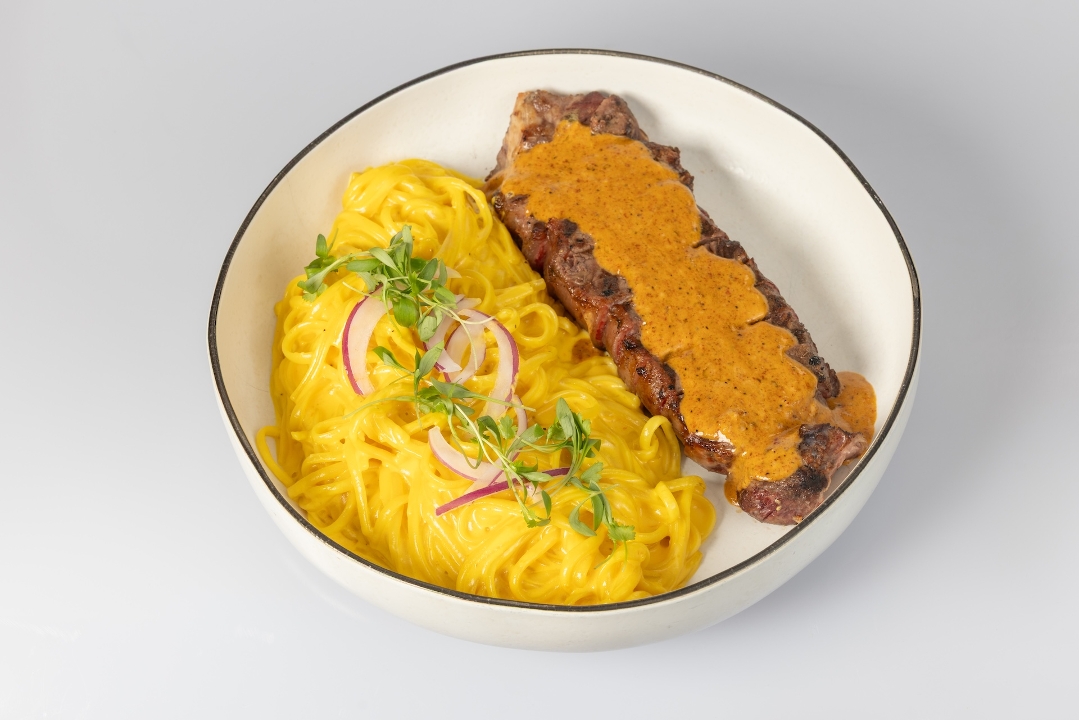 Peruvian NY Steak.