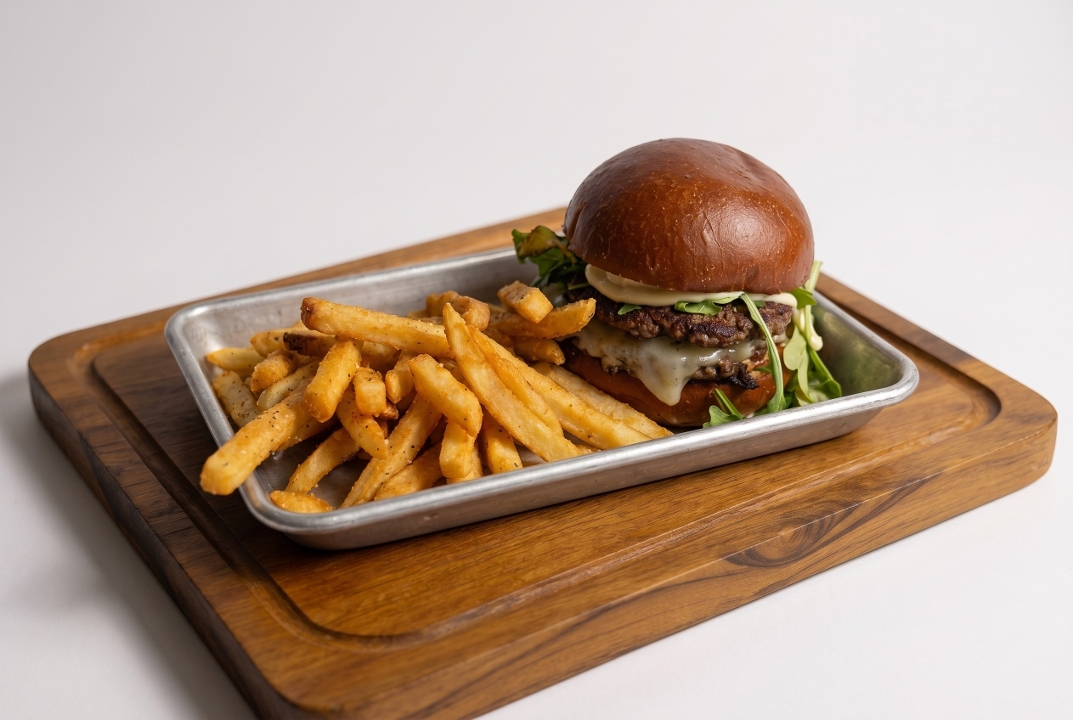 Yankee Springs Stuffed Burger.