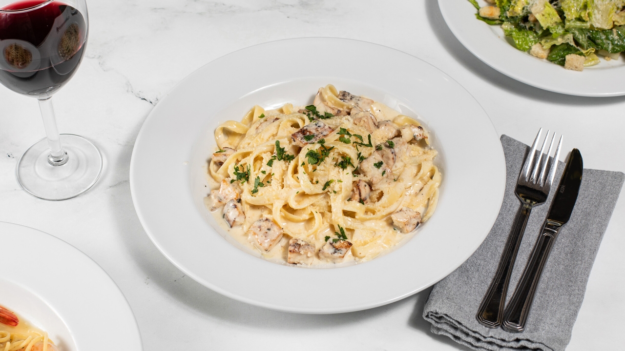 Chicken Fettucine Pasta.