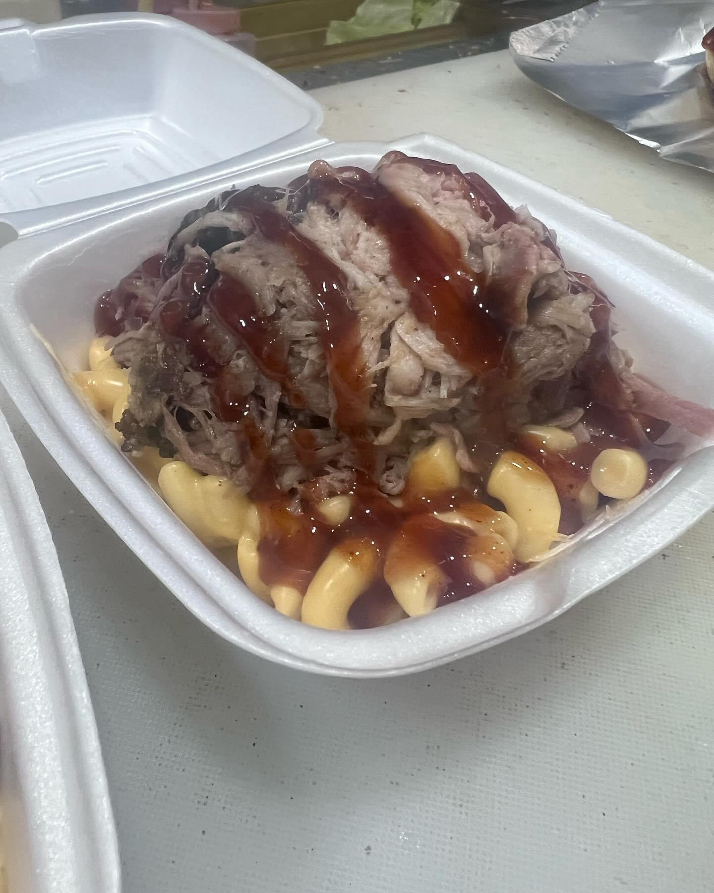 Pork Mac Bowl.