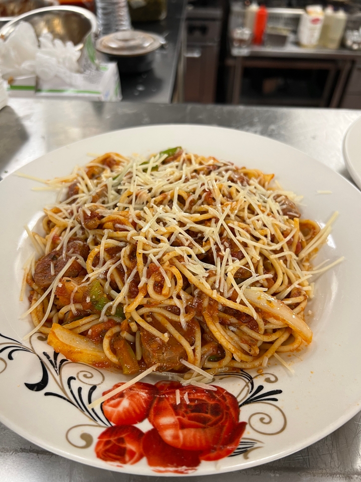 Spaghetti Salsiccia.
