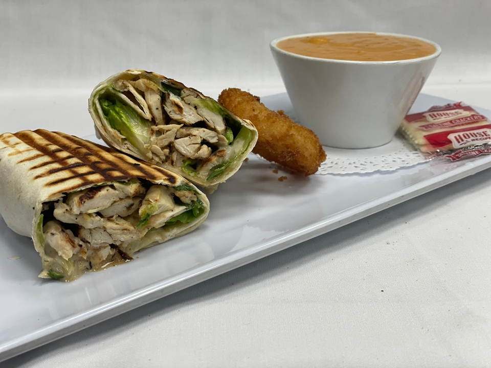 Chicken Caesar Wrap.