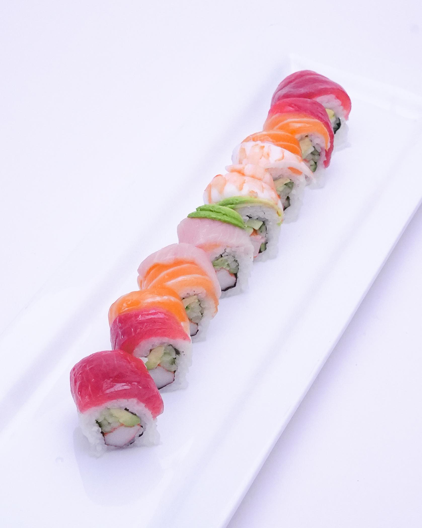 Rainbow Roll Maki.