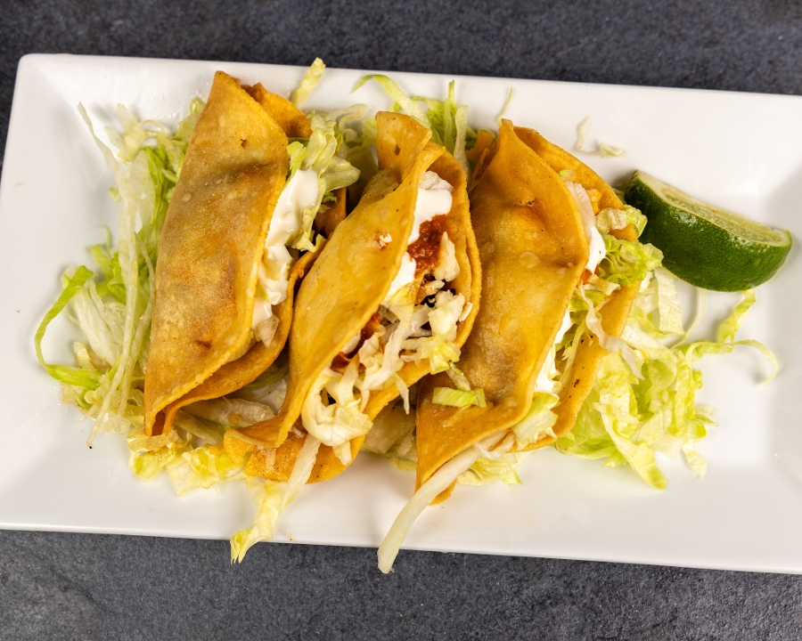 Crispy Smoked Brisket Taco.