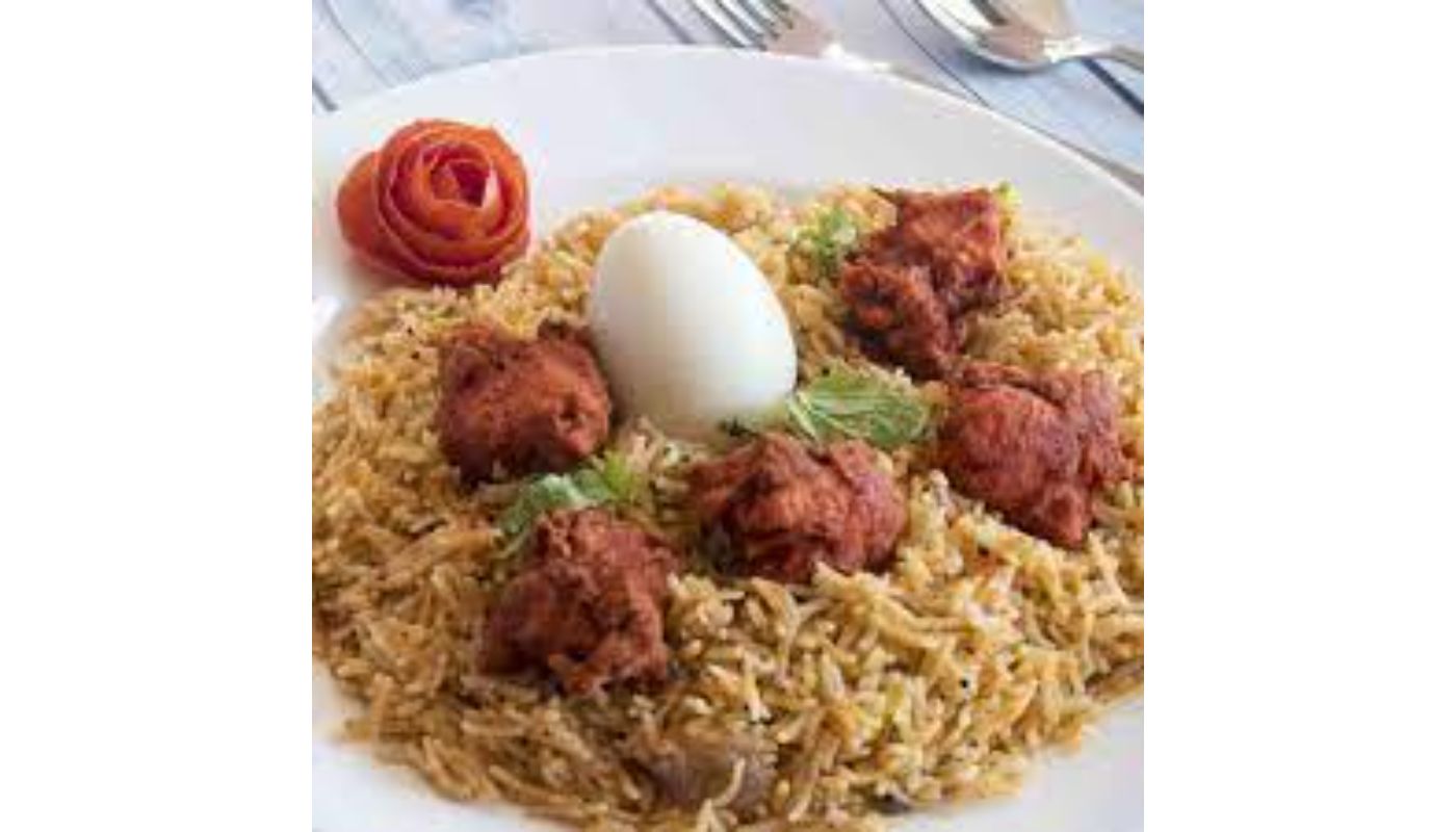 Chicken65 Biriyani (Halal)- Non Vegan.