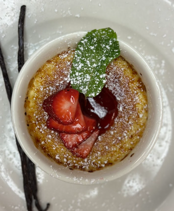Crème Brulee.