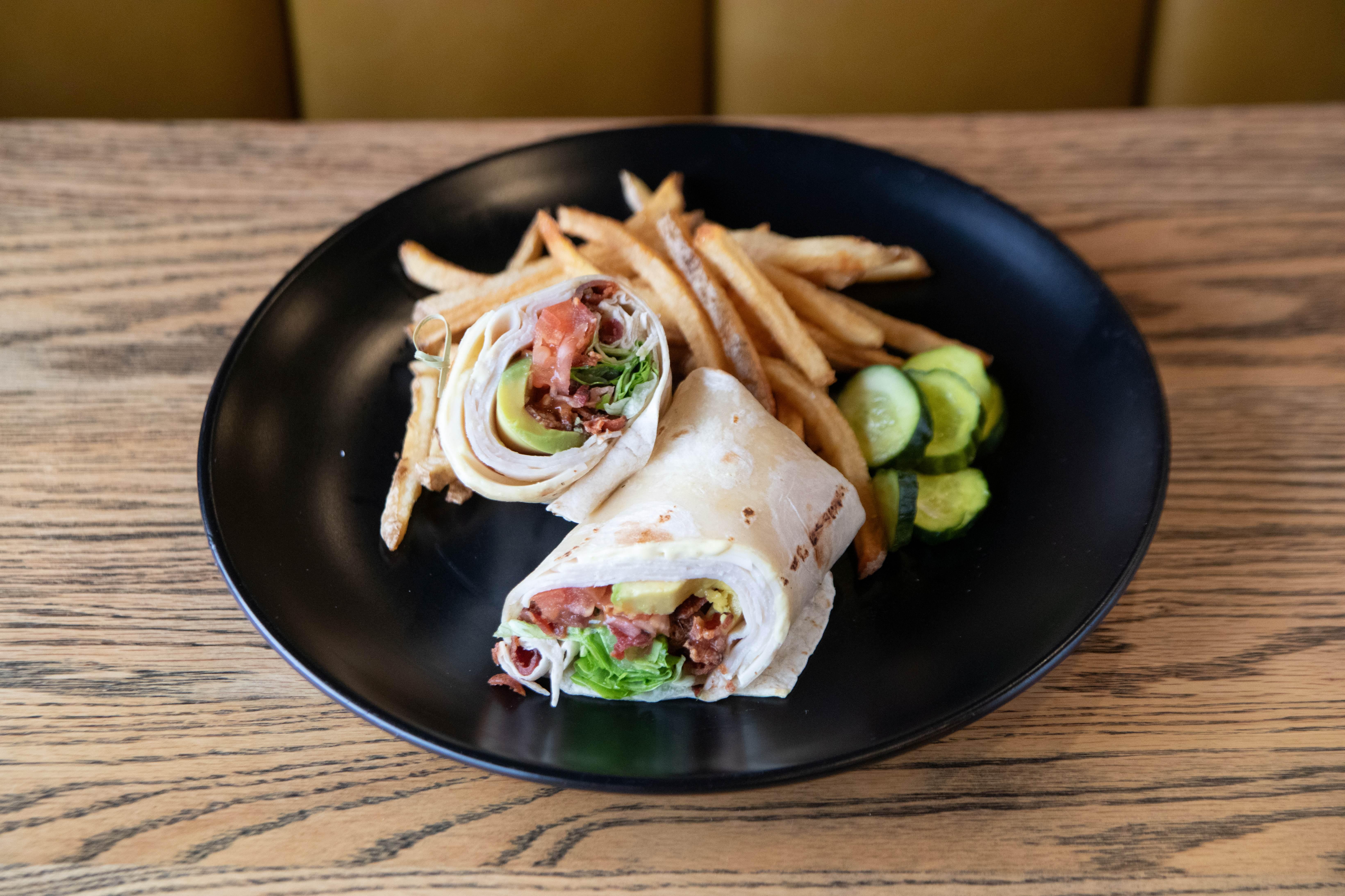 Turkey Bacon Avocado Wrap.