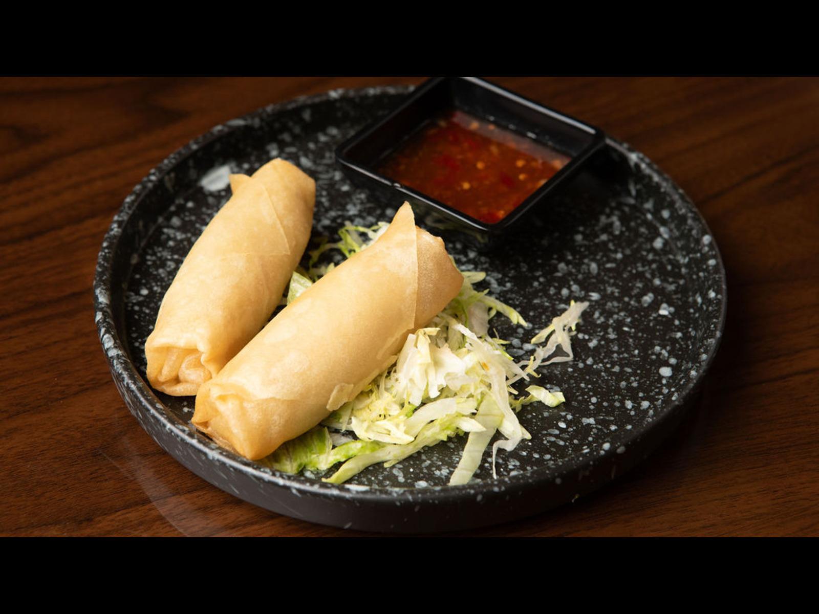Vegan Fried Egg Rolls.