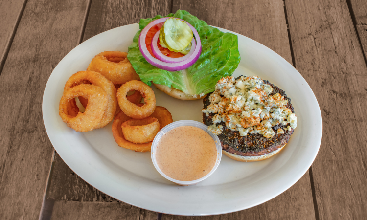 Black & Blue Burger.