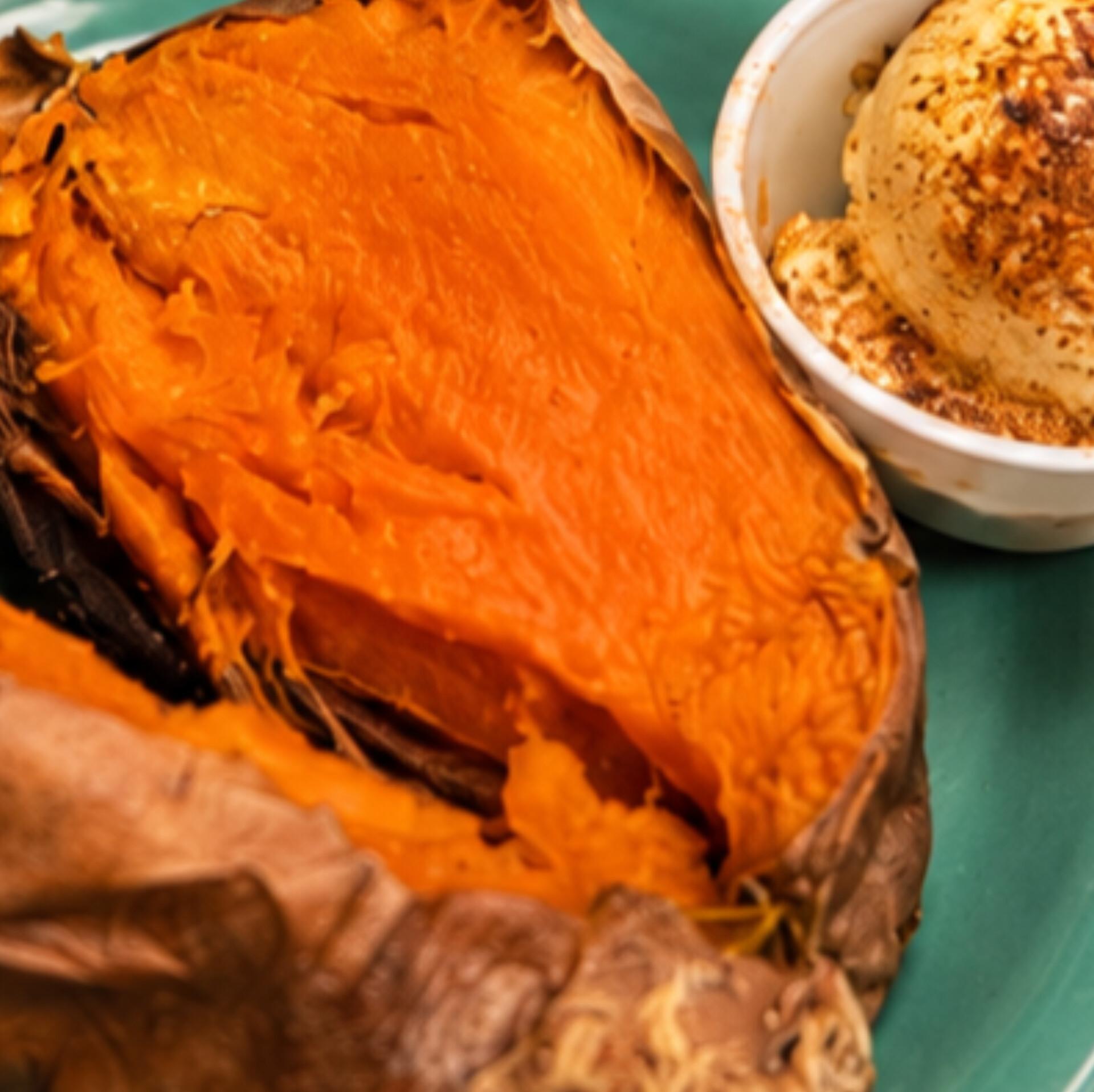 Baked Sweet Potato.