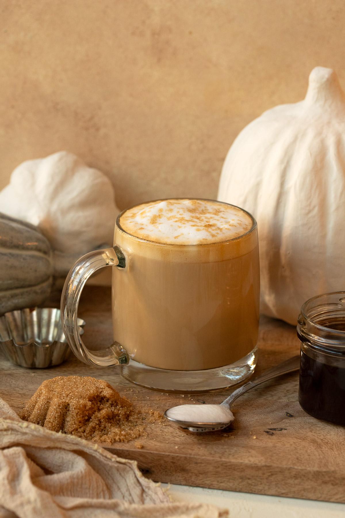 BROWN SUGAR CINNAMON LATTE.