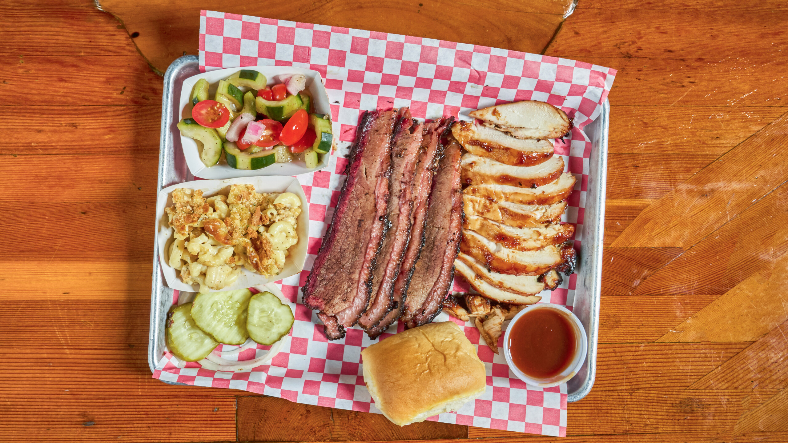 2 or 3 meats with 2 Sides.