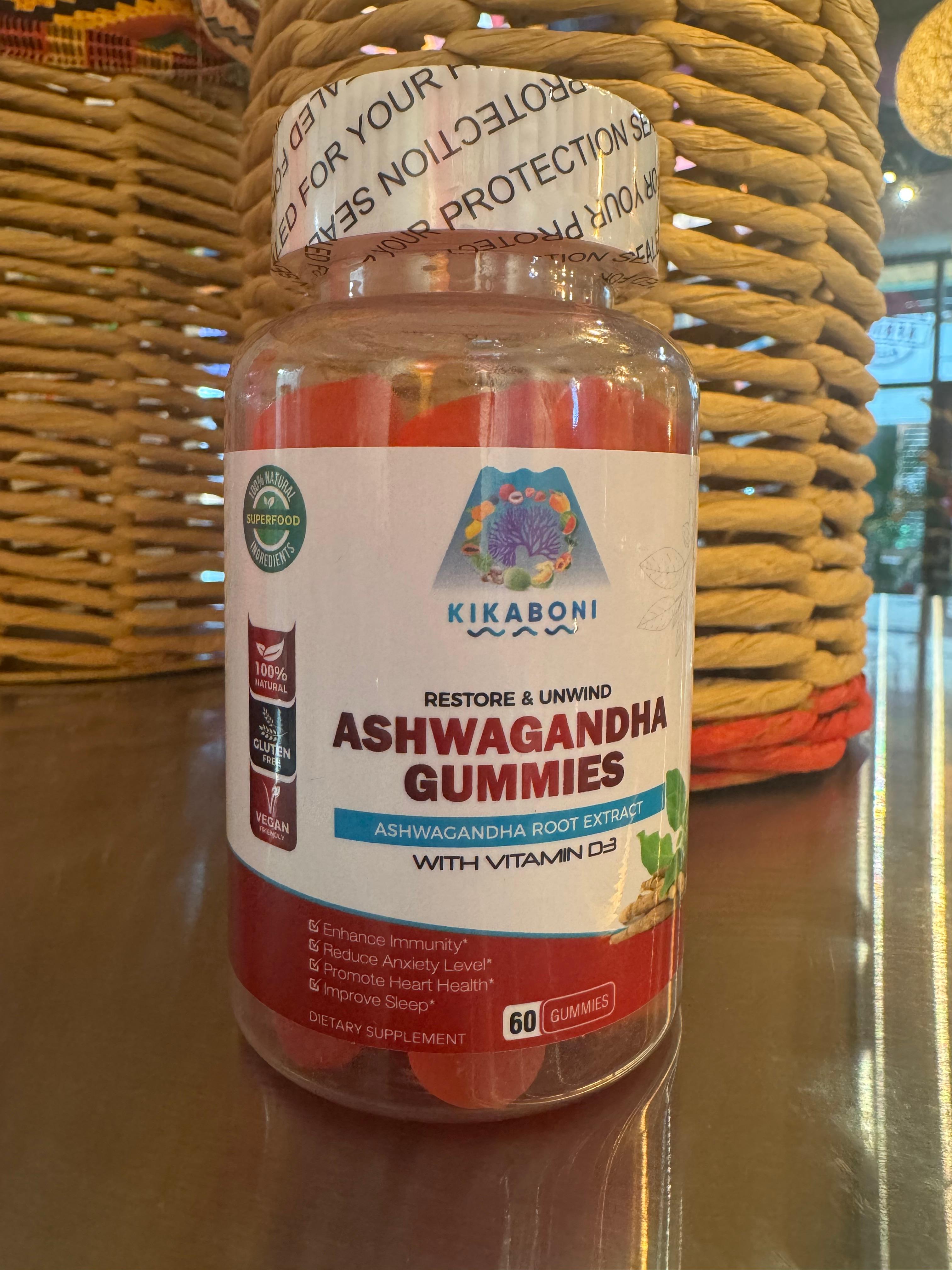 Kikaboni Gummy Ashwagandha.