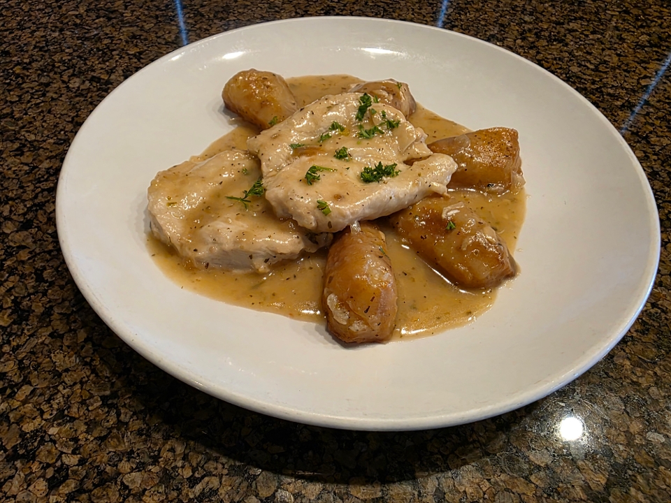 Chicken Vesuvio.