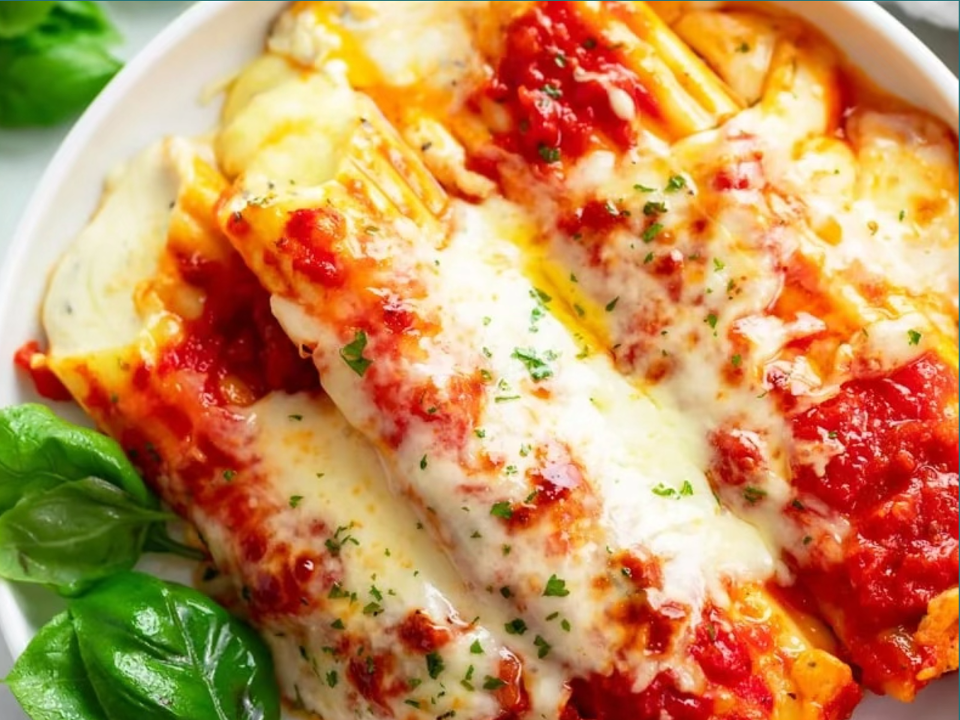 Pasta Manicotti.