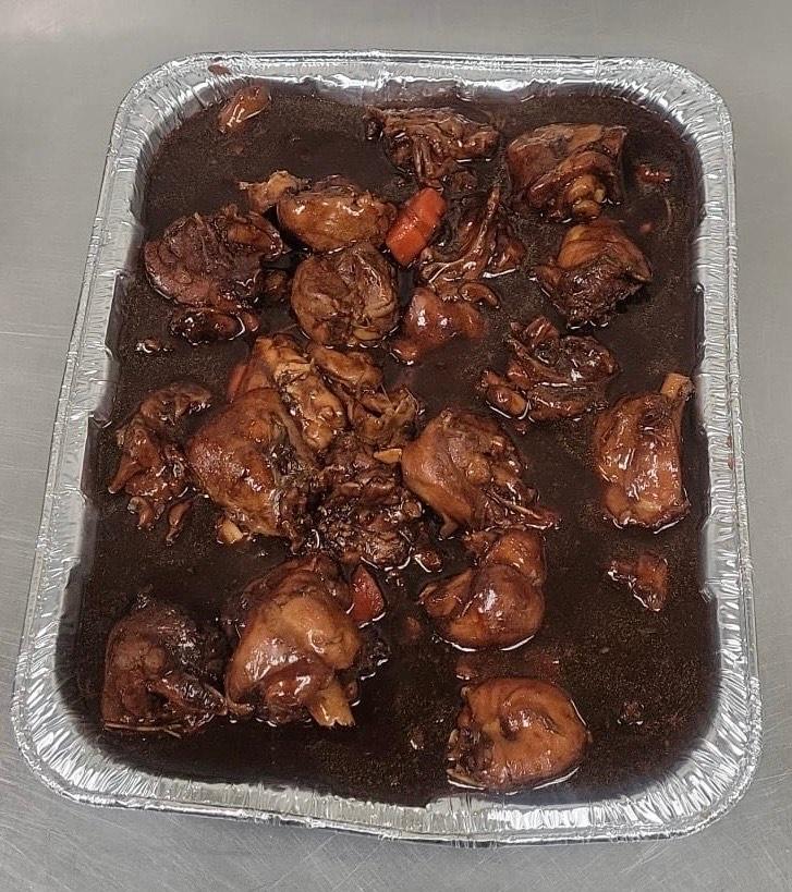 Brown Stew Chicken - Half Pan.