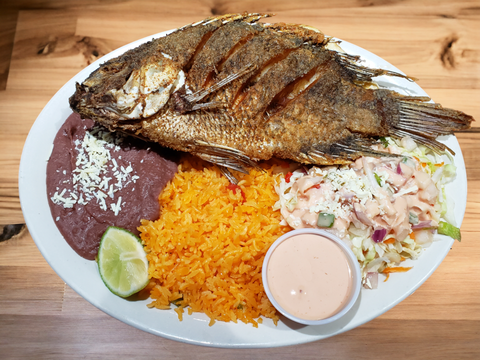 Pescado Frito - Whole Fried Fish.