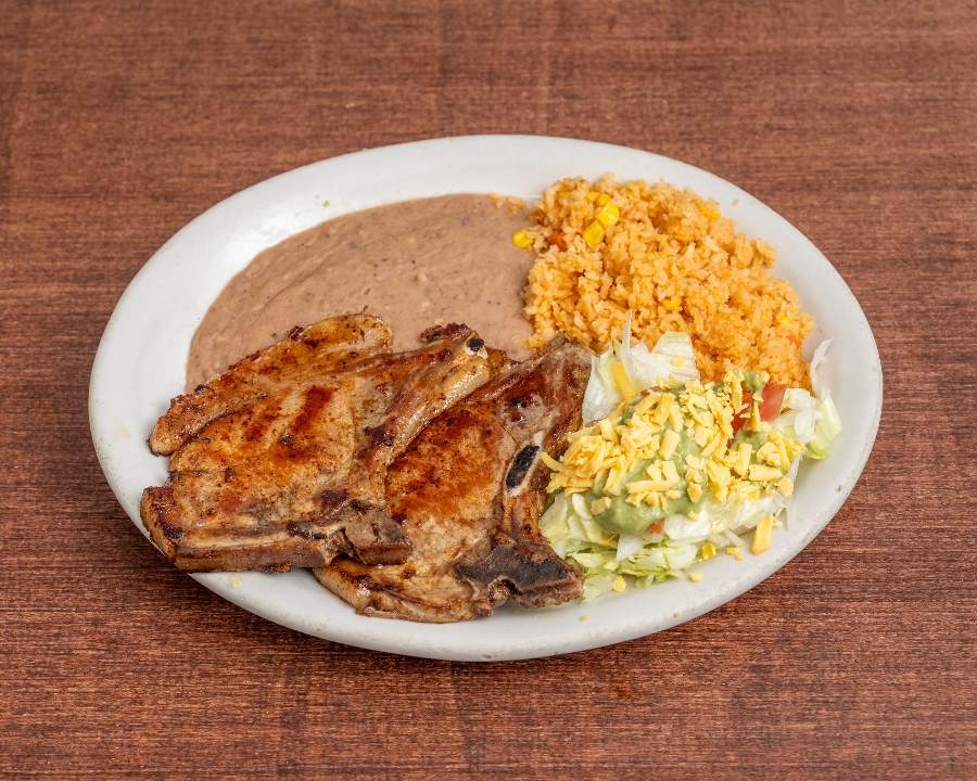 Huevos Rancheros Pork-Chop.