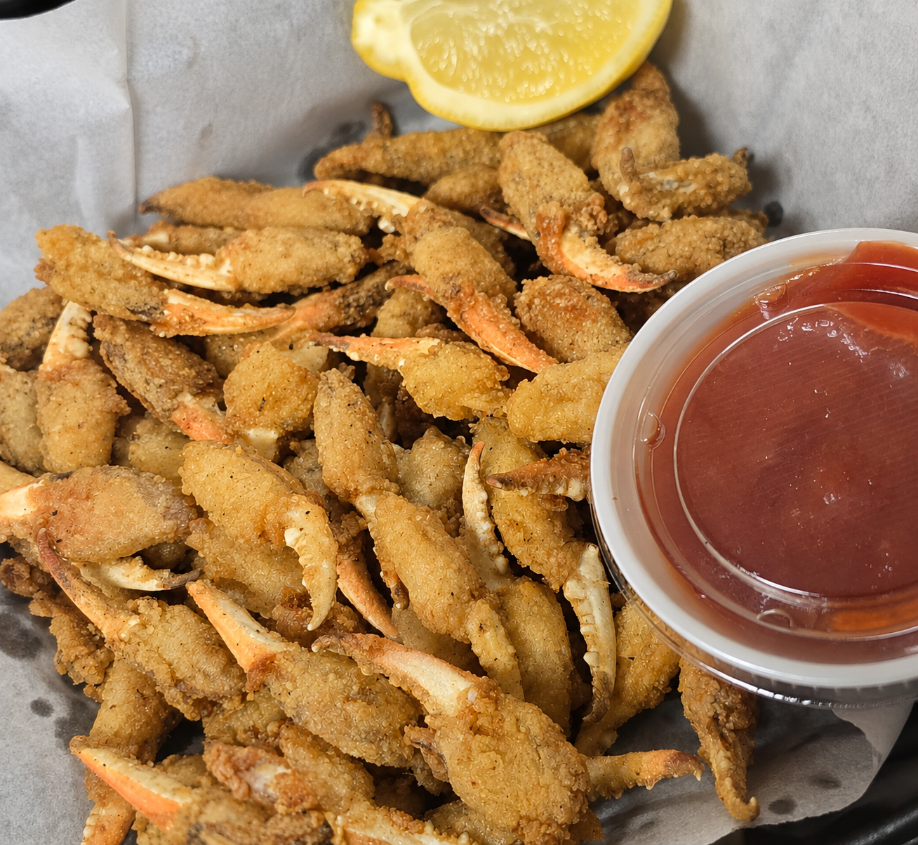 Fried Crab Claws*.