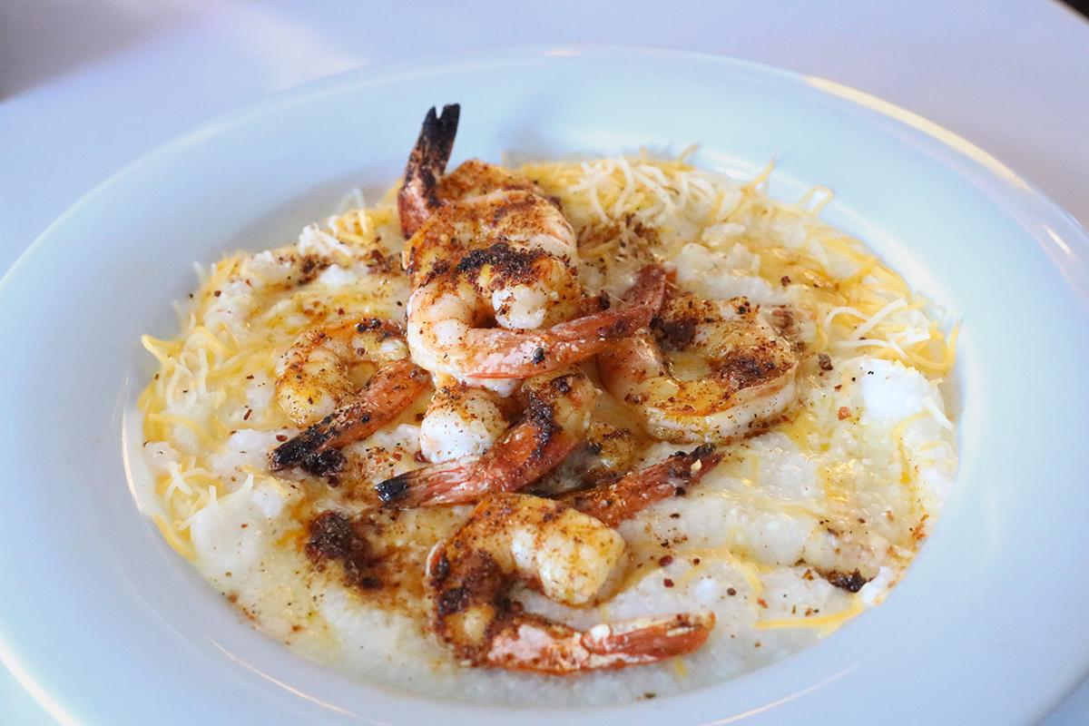 .Cajun Shrimp and Grits.