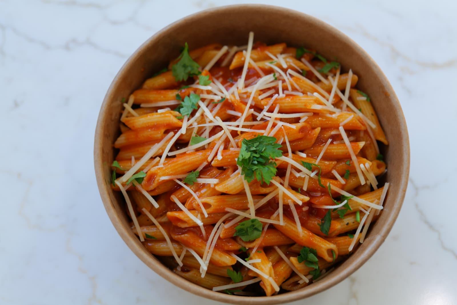 Pasta Marinara Bowl.