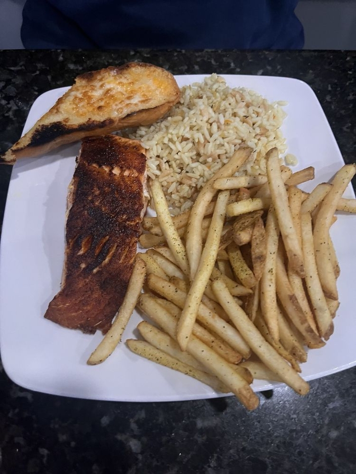 SMOKED SALMON (2) TACO PLATE.