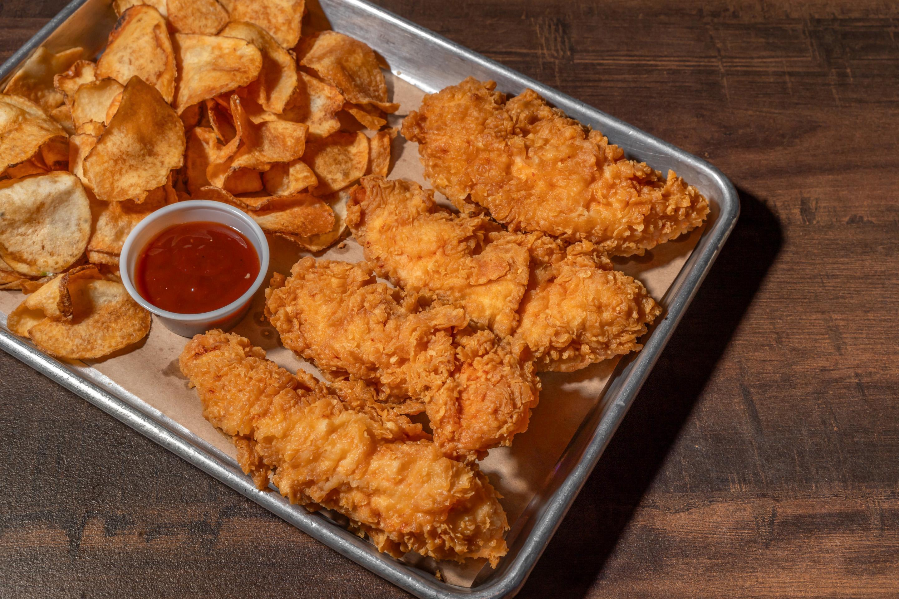 Fried Chicken Tenders.