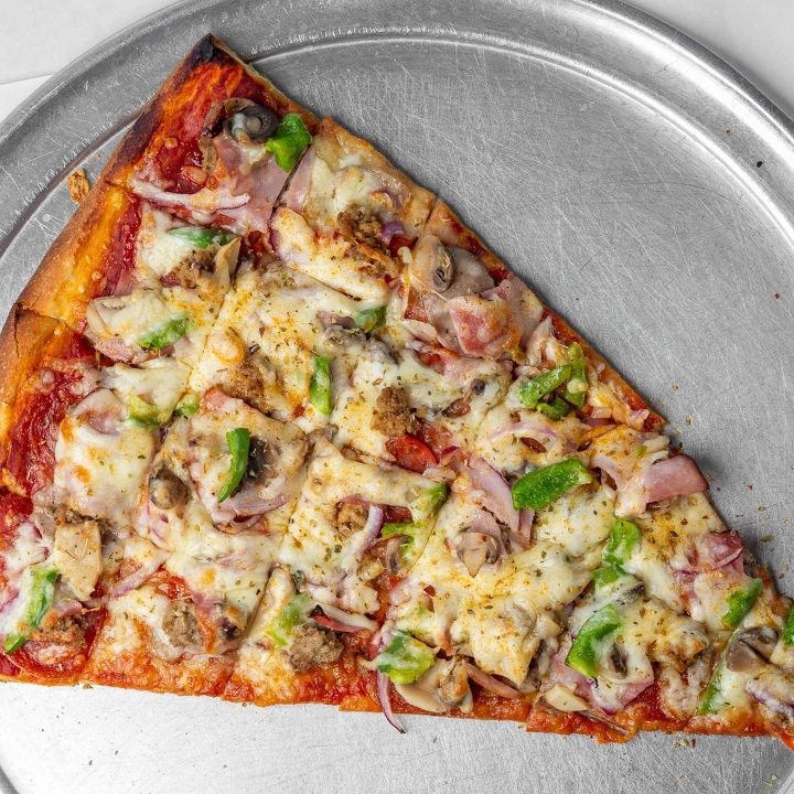 Jumbo House Special Slice.
