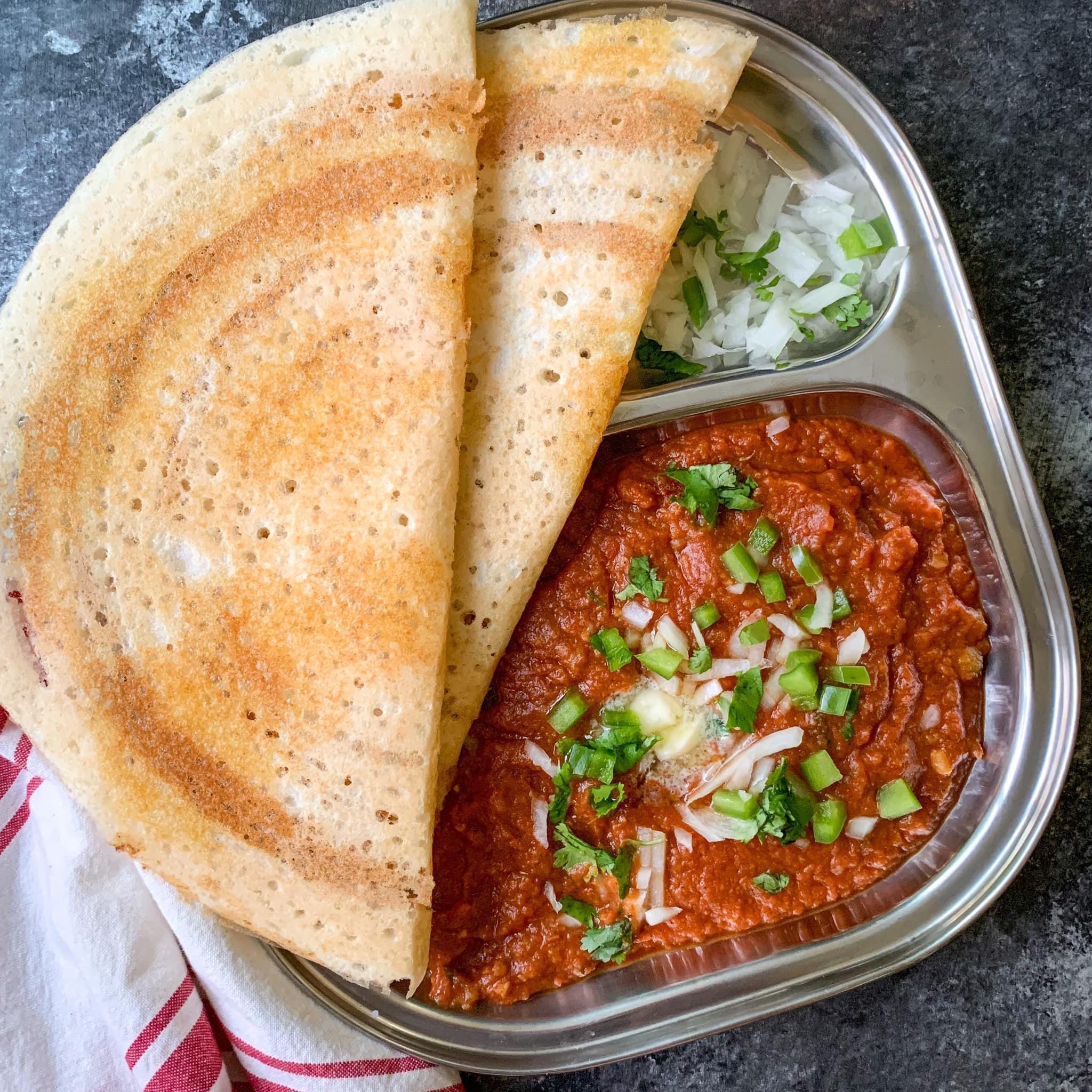 Bhaji Pav Dosa.