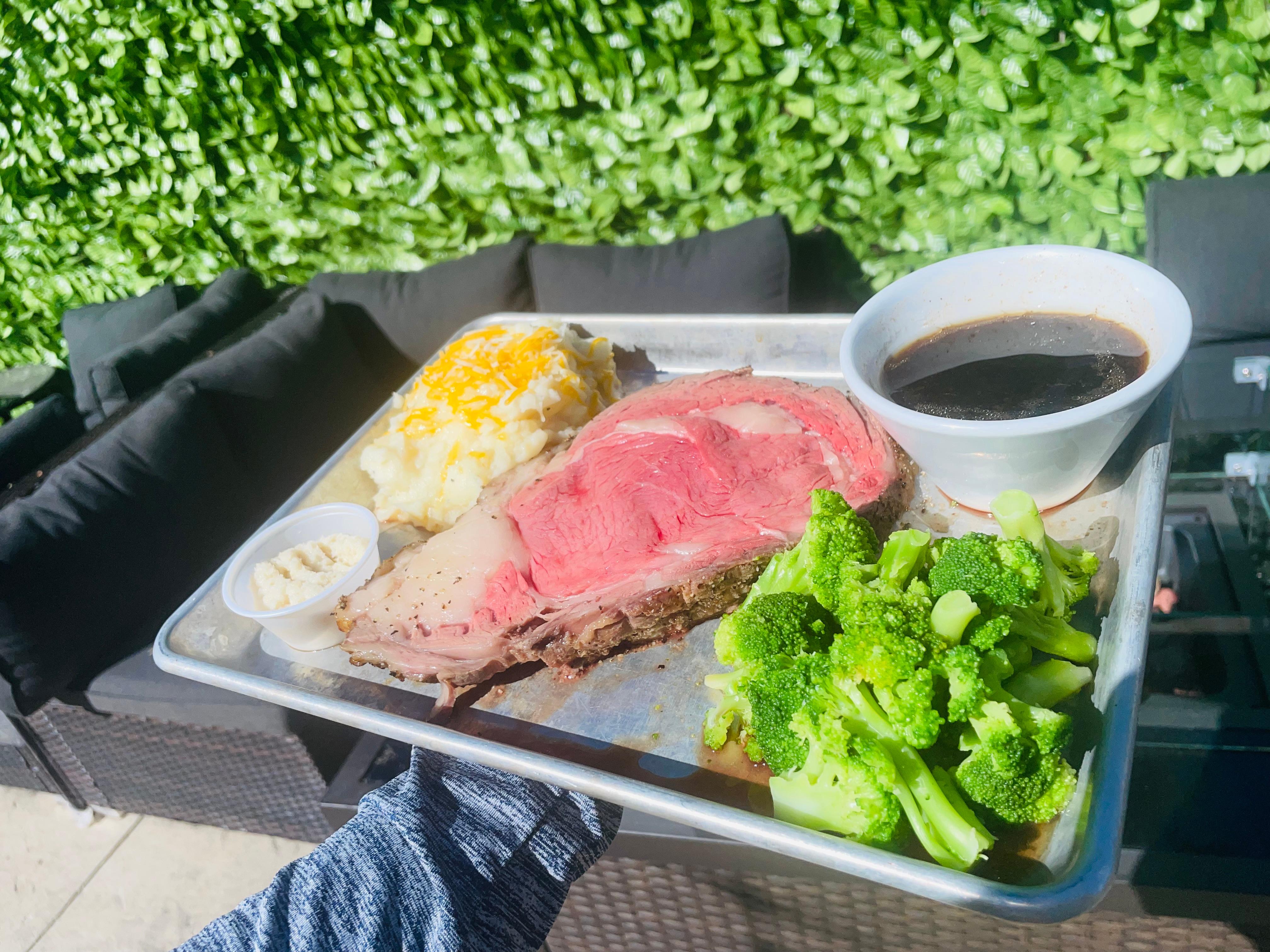 Prime Rib Dinner.