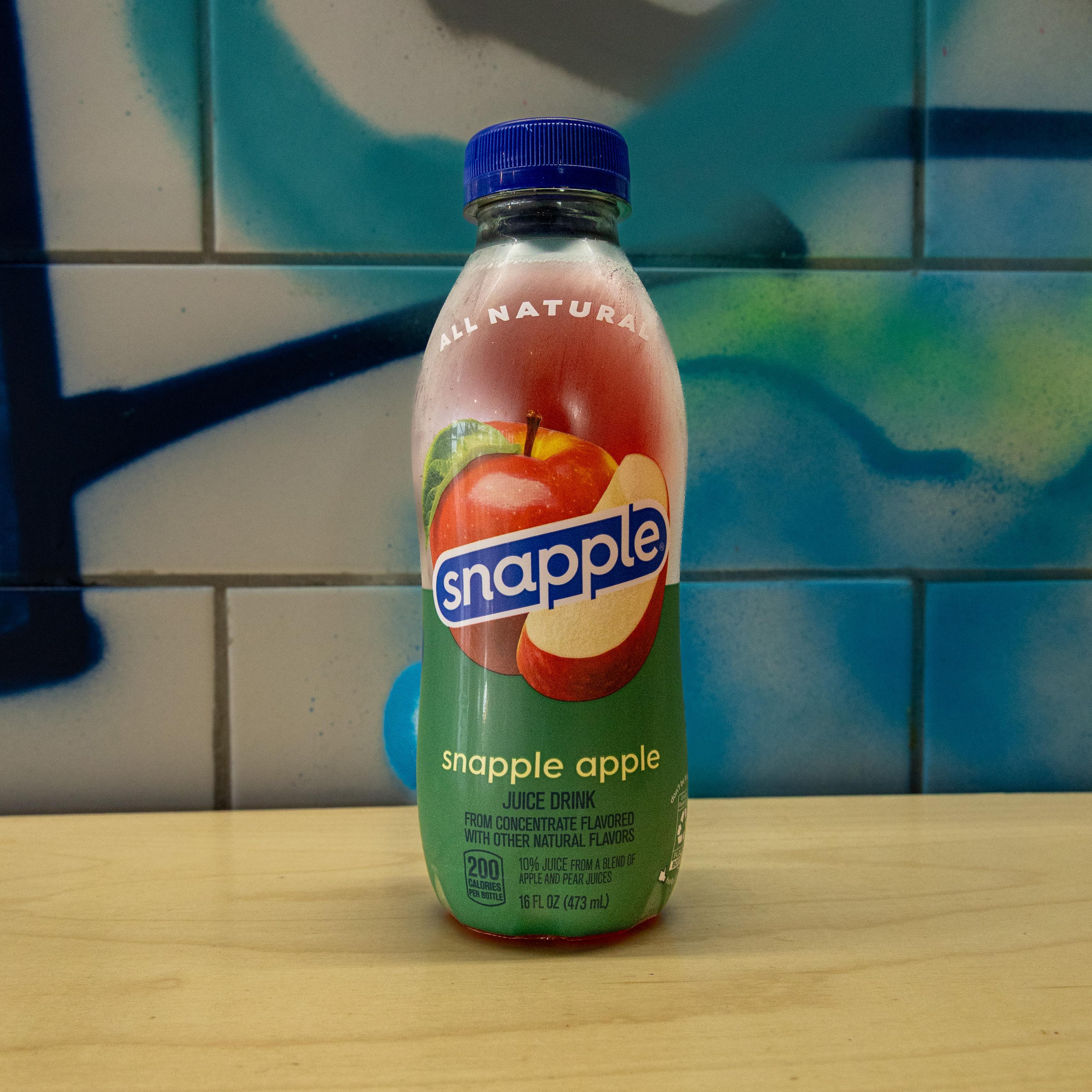 Snapple apple juice.