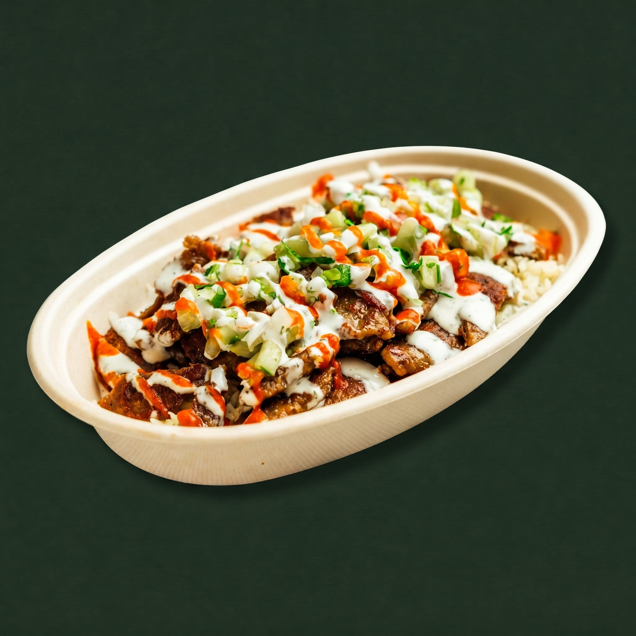 Gyro Rice Bowl.