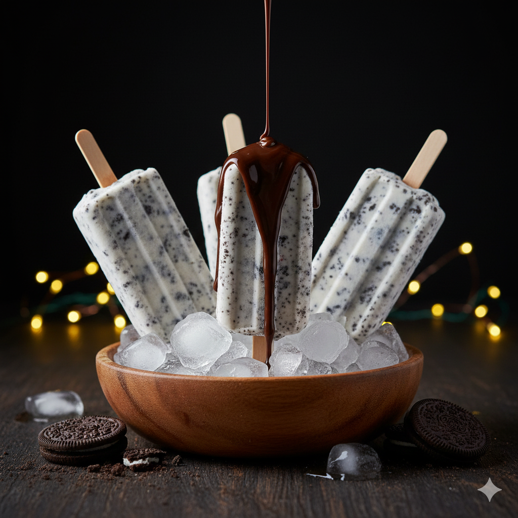 Paleta Cookies and Cream.