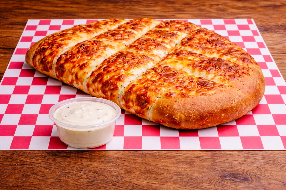 Buffalo Grilled Chicken Calzone.