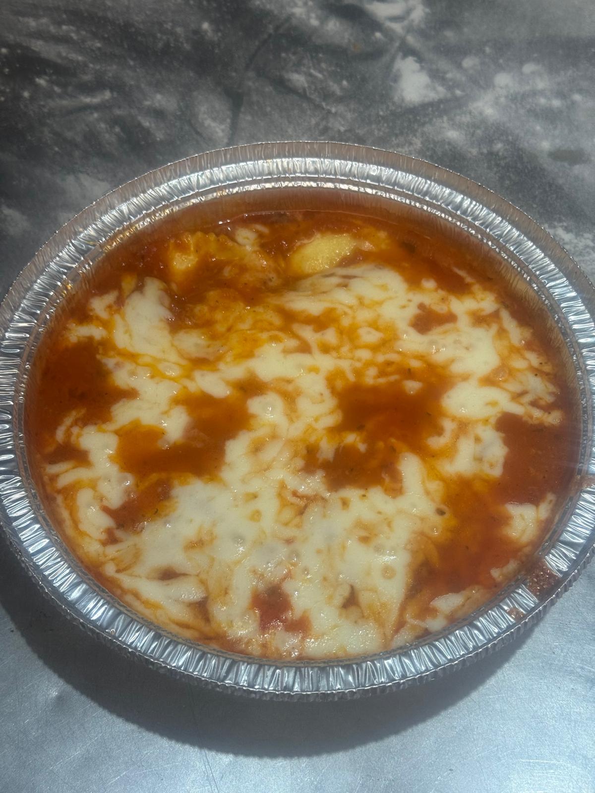 Baked Cheese Ravioli.