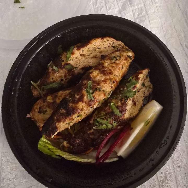 Chicken Seekh Kabob.