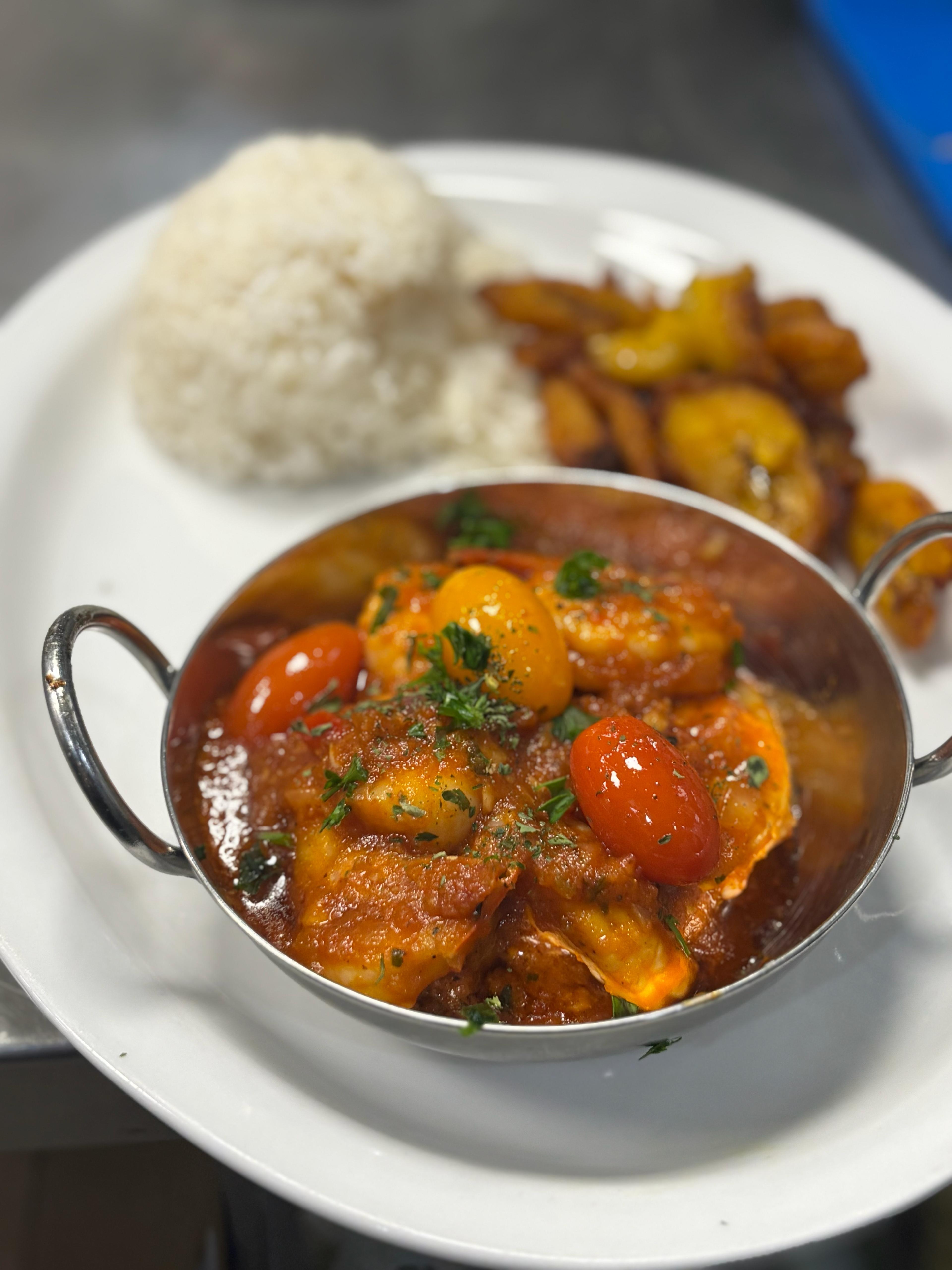SHRIMP CREOLE | ENCHILADO CAMARON.