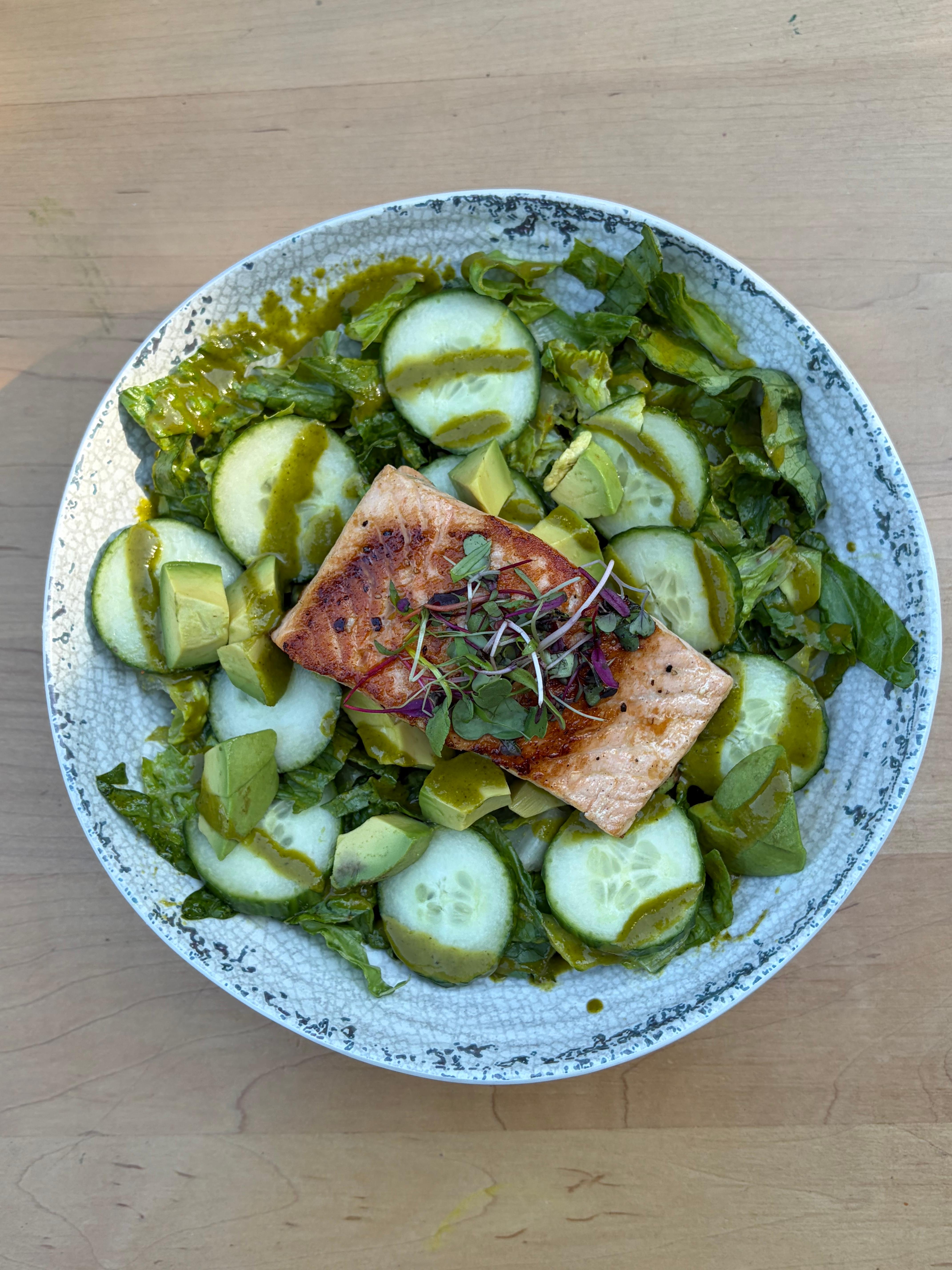 Avocado Cucumber Salad.