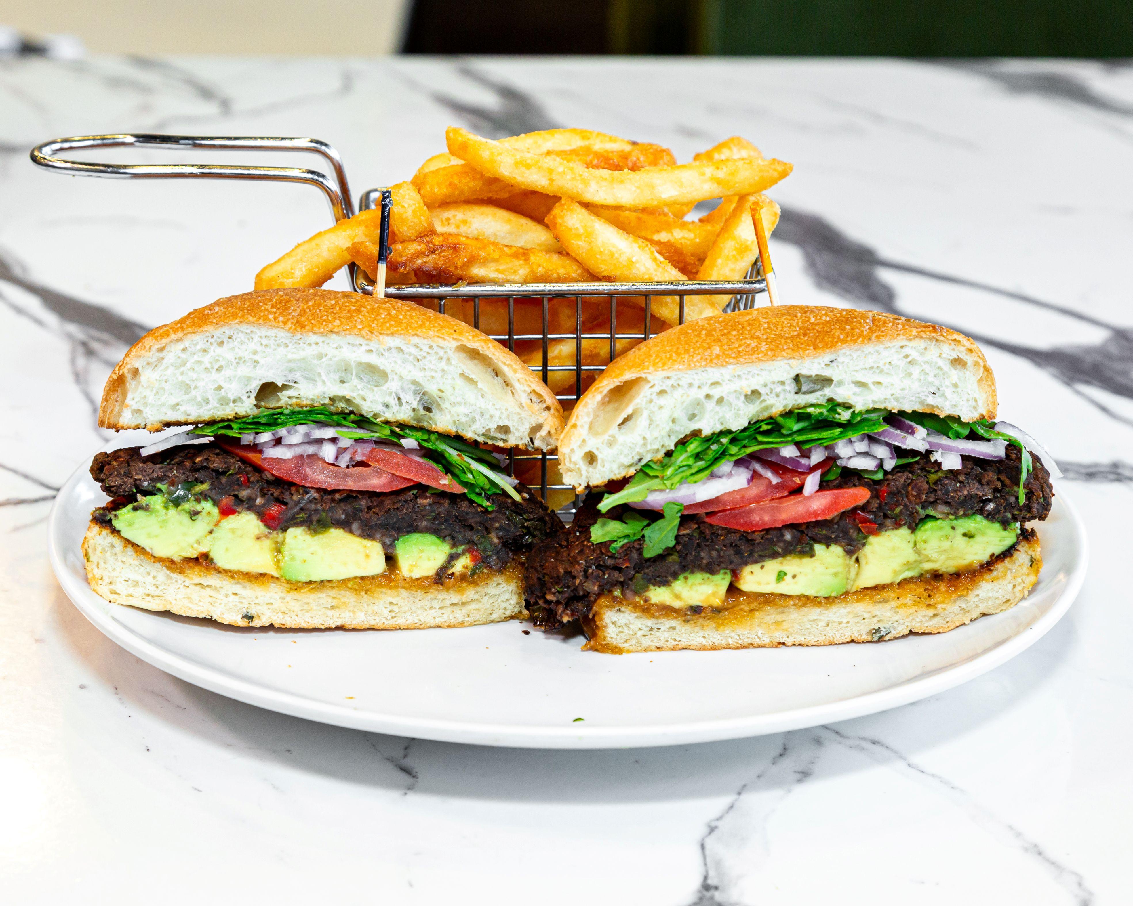 Black Bean Burger.