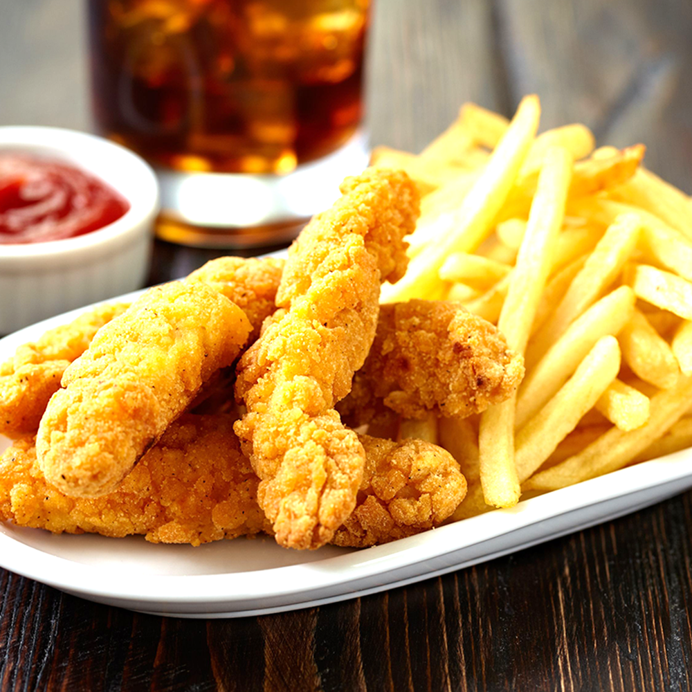 Chicken Fingers & Fries.